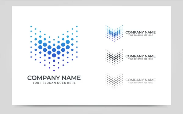 Soyut dijital teknoloji sembolü logo tasarımı. Düzenlenebilir vektör illüstrasyon logosu tasarımı