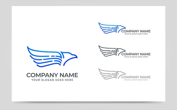 Современный Дизайн Логотипа Птицы Векторный Графический Дизайн — стоковый вектор