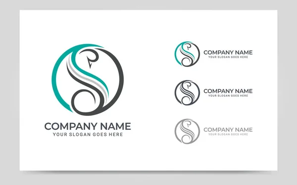 Design Logotipo Cisne Luxo Design Logotipo Editável Ilustração Gráfica Vetorial — Vetor de Stock