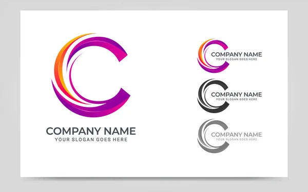 Modern Letter Logo Design Editable Logo Design — Stock Vector