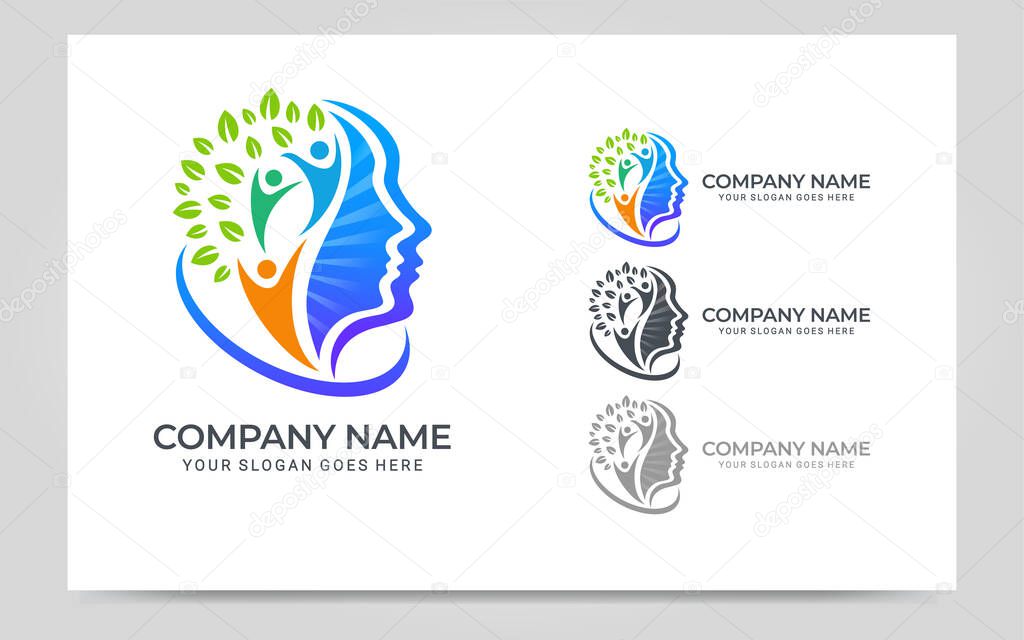 Core medical logo design. Editable logo design. Vector graphic illustration