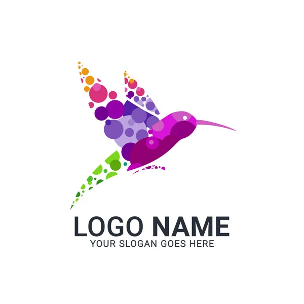 Design Moderne Logo Bird Vector Animaux Logo Design Modifiable — Image vectorielle