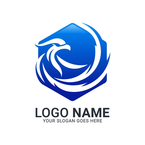 Diseño Moderno Del Logo Bird Vector Animales Logotipo Diseño Editable — Vector de stock