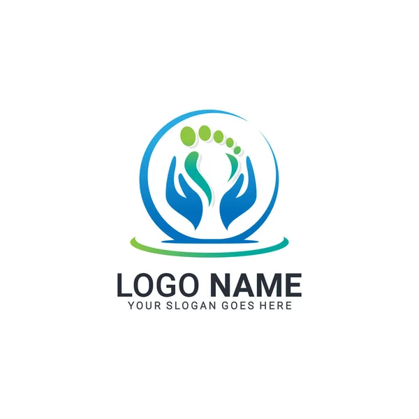 Diseño Del Logotipo Masaje Diseño Logotipo Abstracto Editable — Vector de stock