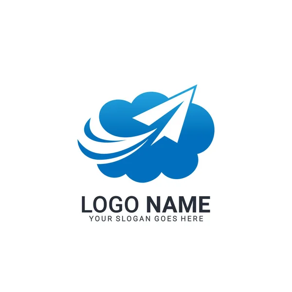 Diseño Abstracto Del Logotipo Del Símbolo Tecnología Digital Diseño Moderno — Vector de stock