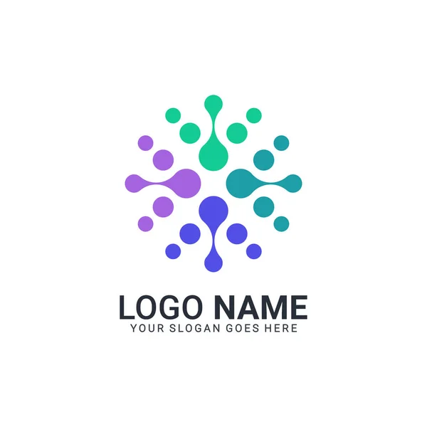 Abstrakcyjny Projekt Logo Symbolu Technologii Cyfrowej Nowoczesny Design Logo Dditable — Wektor stockowy