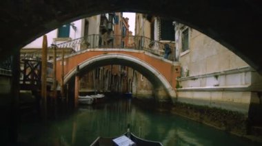 Bir gondol kanal üzerinden görüntülemek