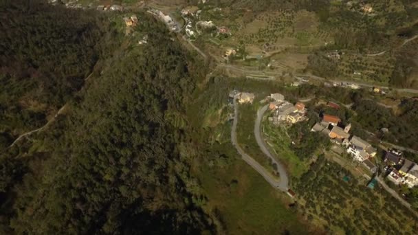 Aerial shot of a beautiful Italy view — Stock Video