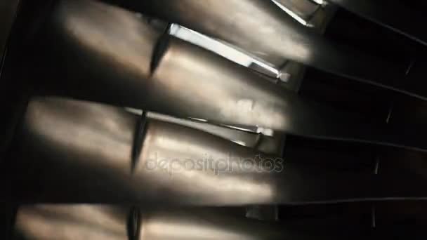 涡轮喷气发动机 — 图库视频影像