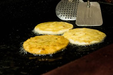 Mexico City 'de Kızartma Geleneksel Gorditas