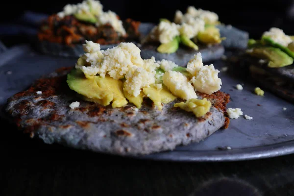 Gorditas Gourmet Blue Corn Ciudad México — Foto de Stock