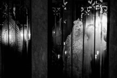 Meksika 'daki ölü dekorasyonların yakın plan çekimi.