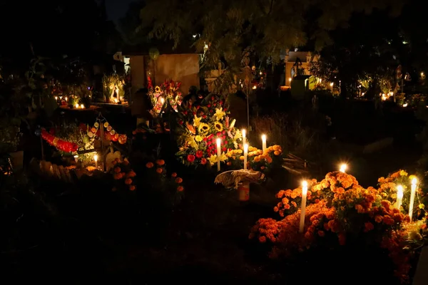 Fotografie Aproape Zilei Decorațiunilor Moarte Mexic — Fotografie, imagine de stoc