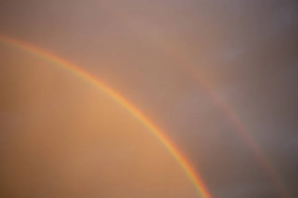 Double Rainbows in the Sky After a Storm in California