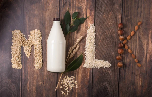 Plant based milk, ingredients for plant milk
