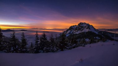 Gece büyük Rozsutec