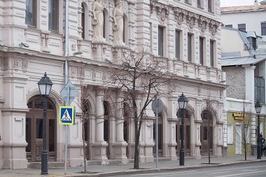 Rusya 'ya. KAZAN. 11.06.2017 Alexsandrovskiy geçidi şehrin etrafında yürüyor.