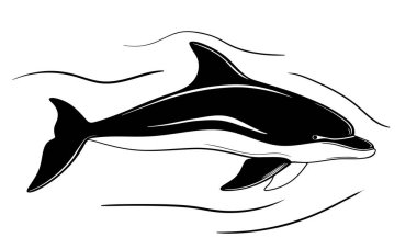 Yunus, elle çizilmiş hisse senedi vektör çizim