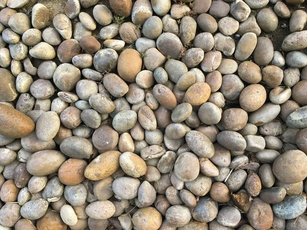 Hermosas Piedras Muchos Tamaños Para Decoración — Foto de Stock