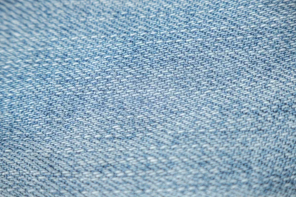 Macro Texture Blue Denim Copy Space Text Textile Fabric — Stock Photo, Image