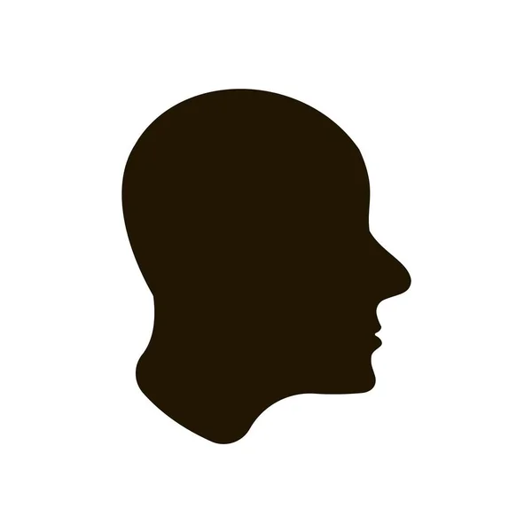 Silhouette homme et femme sur fond blanc. Illustration vectorielle dans un style plat tendance. SPE 10 . — Image vectorielle