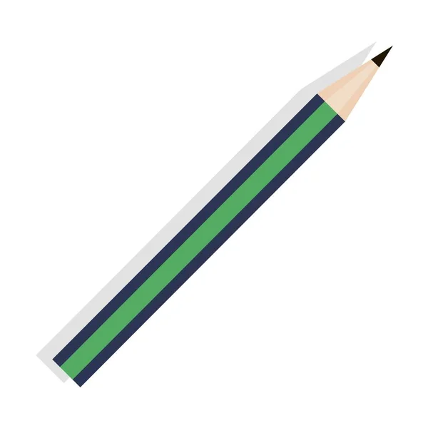 Ceruza ikon elszigetelt fehér alapon. Divatos lapos stílus grafikai tervezéshez, weboldal. Vektor illusztráció EPS 10. — Stock Vector