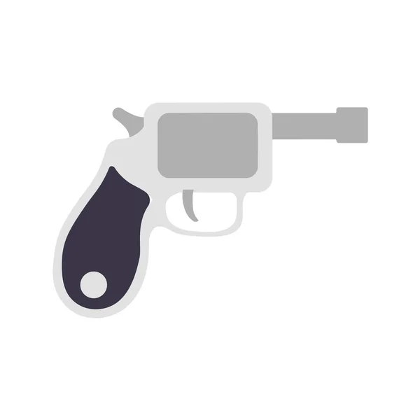 Revolver. Illustration vectorielle SPE 10. Style plat . — Image vectorielle