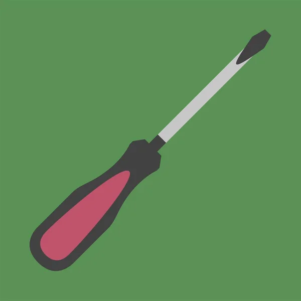 Outils de construction sur fond blanc. Aneth, clé, scie, pinces, marteau, niveau pour la réparation. Illustration vectorielle dans un style plat tendance. ESP 10 — Image vectorielle