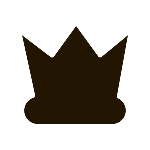 Beyaz arka planda Crown simgesi. Vektör illüstrasyonu EPS 10. — Stok Vektör