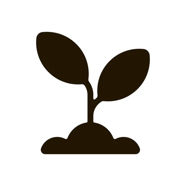 Sprout icono sobre fondo blanco. EPS 10 . — Vector de stock