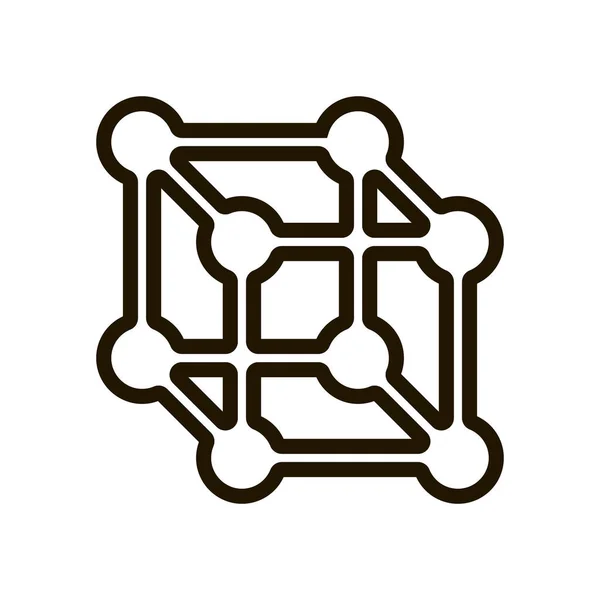 Icono de cubo sobre fondo blanco. EPS 10 . — Vector de stock