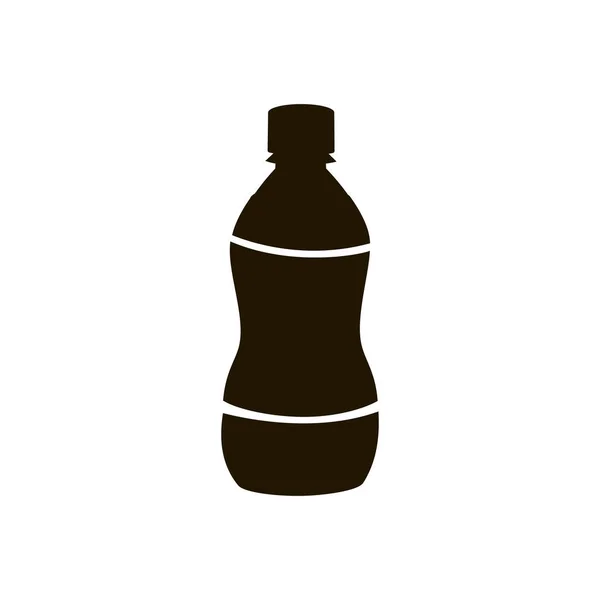 Ícone de garrafa em estilo moderno plana isolada. EPS 10 . — Vetor de Stock