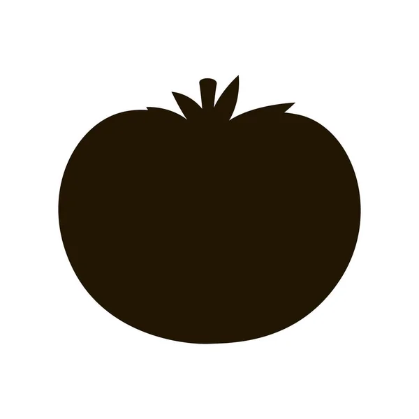 Icono de tomate en estilo plano de moda aislado. EPS 10 . — Vector de stock