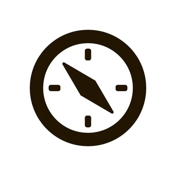 Kompass-Symbol im trendigen flachen Stil isoliert. EPS 10. — Stockvektor