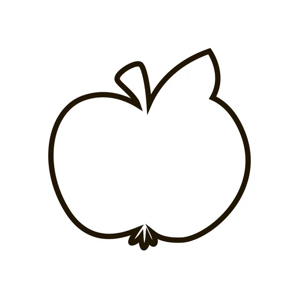 ไอคอนแอปเปิ้ลในสไตล์แบนที่ทันสมัย อีพีเอส 10 . — ภาพเวกเตอร์สต็อก