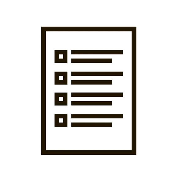 Karo-Blatt-auf-Papier-Symbol im trendigen flachen Stil isoliert. Eps 10. — Stockvektor