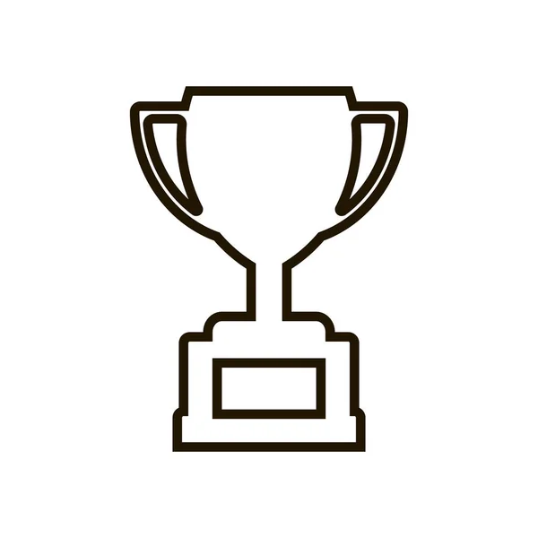 Ikona Cup Award w modnym stylu płaskim izolowane. Eps 10. — Wektor stockowy