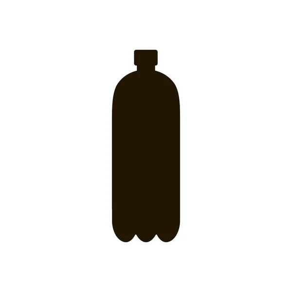 Flasche für Wassersymbol im trendigen flachen Stil isoliert. Abbildung Folge 10. — Stockvektor