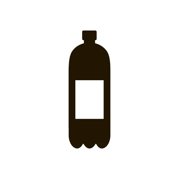 Garrafa para ícone de água em estilo moderno plana isolada. Ilustração eps 10 . — Vetor de Stock