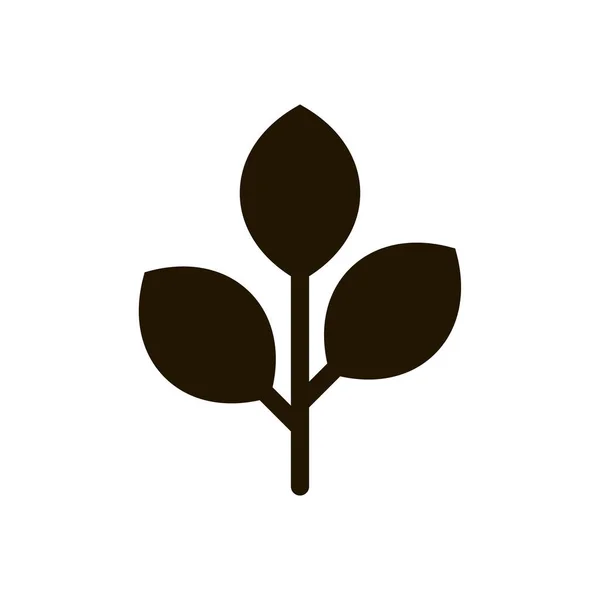 Icono de hoja de árbol en estilo plano de moda aislado. Ilustración eps 10 . — Vector de stock