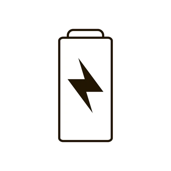 Akkumulátor ikon trendi lapos stílusban elszigetelt. Illusztráció eps 10. — Stock Vector