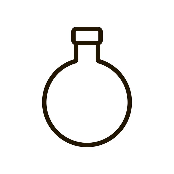 Testkolben-Symbol im trendigen flachen Stil isoliert. Abbildung Folge 10. — Stockvektor
