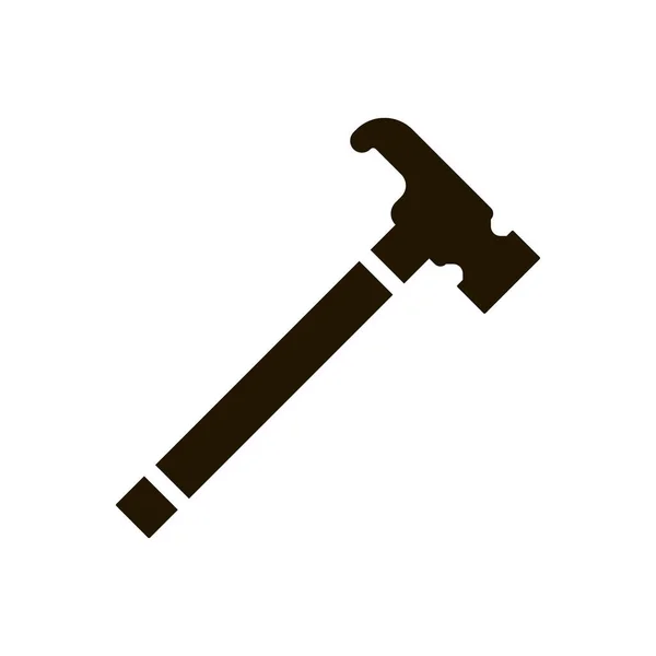 Icône de marteau sur fond blanc. Style plat tendance pour la conception graphique, site web. SPE 10 . — Image vectorielle