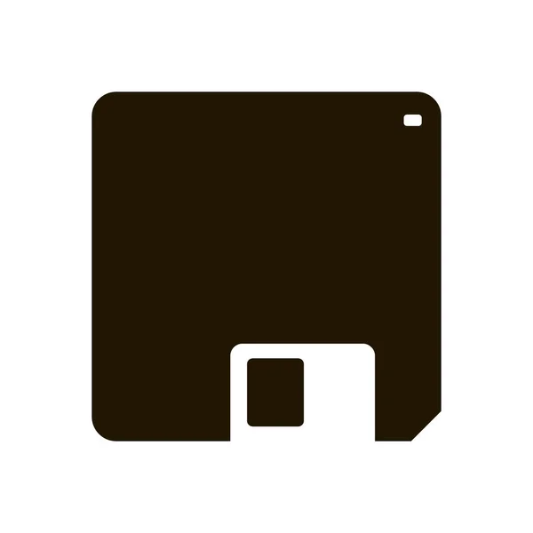 Floppy disk icon on white background. Illustration eps 10. — Stock Vector