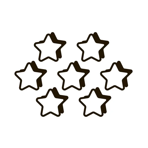 Ikona gwiazd w modnym płaskim stylu izolowane. Eps 10. — Wektor stockowy