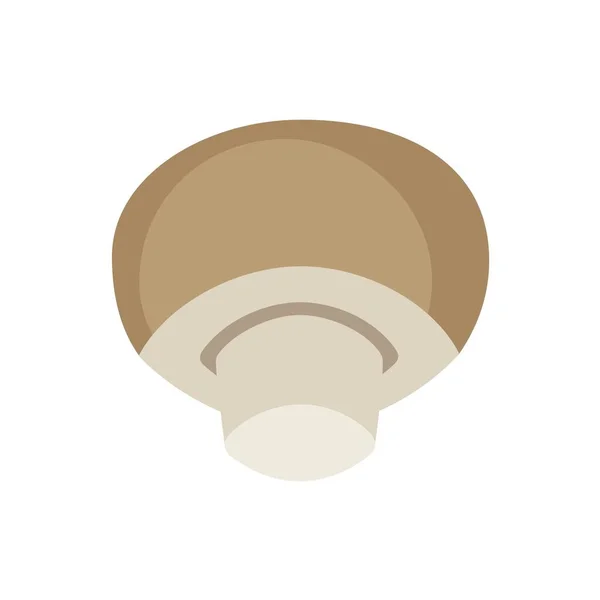 Champignon sur fond blanc. Illustration vectorielle dans un style plat tendance. SPE 10 . — Image vectorielle