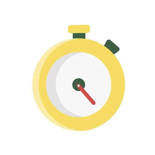 Stopwatch, stop horloge timer op witte achtergrond. Vector illustratie in trendy platte stijl. EPS 10 — Stockvector
