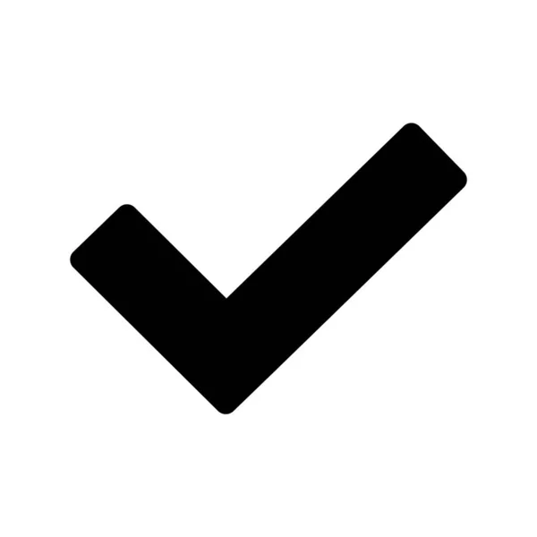 Icono de verificación de vectores. Logo. Pictograma. Botón. Vector — Vector de stock
