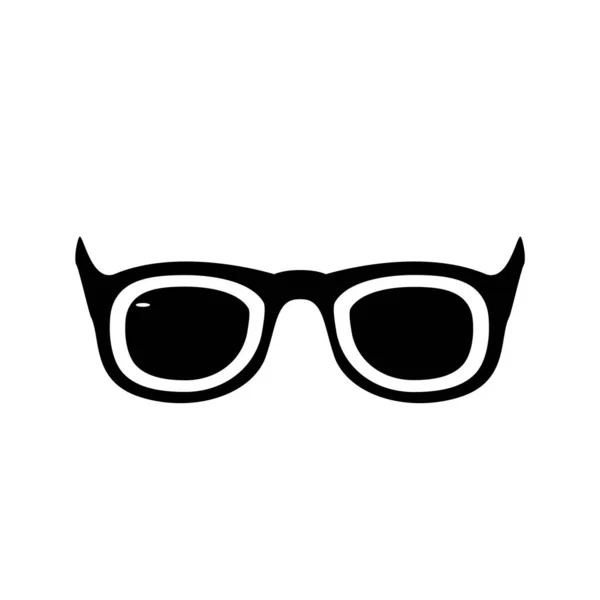 Icono de gafas vectoriales. Logo. Pictograma. Botón. Vector — Archivo Imágenes Vectoriales