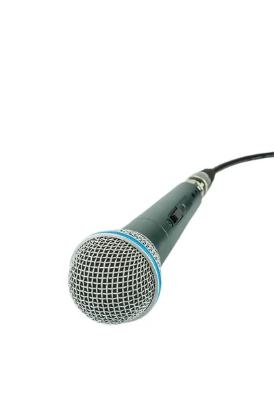 Microphone Cable White Background — Stock Photo, Image